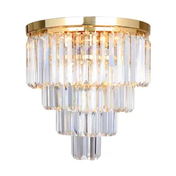 Brilagi - LED kristalni stropni luster MOZART 5xE14/40W/230V zlatna