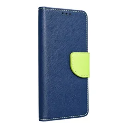 Fancy Book futrola za XIAOMI Redmi 13c / POCO C65 tamnoplava / limeta