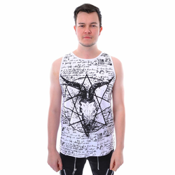Moški Top HEARTLESS - PENTAGRAM - Bela - POI883