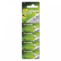 Alkalne gumbne baterije GP LR41, 5 kos