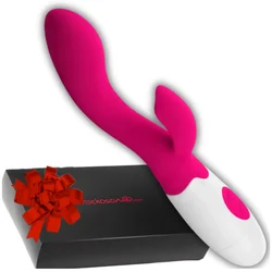 Ženski vibrator za pare, masažer klitorisa zajček, G-točka 30 programov
