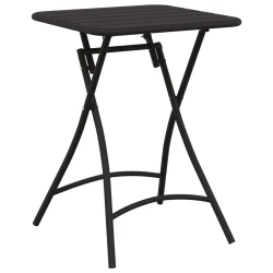 Bistro Stol Antracit 55 x 55 x 72,5 cm Čelik s prahom