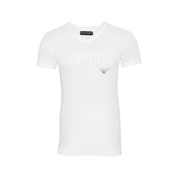 Emporio Armani Majica črna/bela