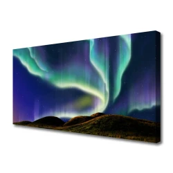 tulup.si Slika na platnu Northern lights landscape 120x60 cm