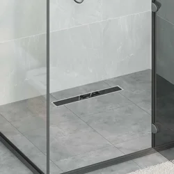 Odvod za tuš s Dječjim pokrivačem Crna 60 cm