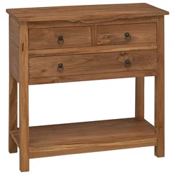 Kreveta Prirodna 79 x 35 x 80 cm Čvrsto teak drvo