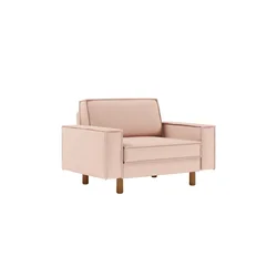 ATELIER DEL SOFA 1-Seat Sofa - fotelja Sparrow Loveseat Salmon Walnut