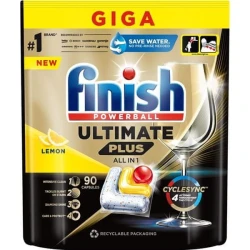 Finish Ultimate Plus Lemon 90kom