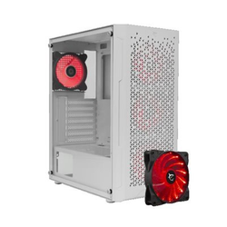 WHITE SHARK Bullet Belo Kućište + 4 x Impulse Ventilatora