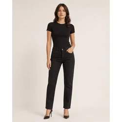 Elit Fashion Ženske farmerke, Regular fit, Crne
