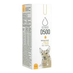 Vestratek CBD D500 ulje od konoplje dodatak ishrani za pse 10 ml