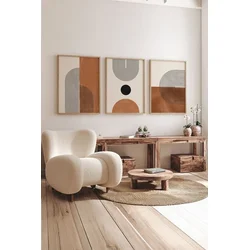 Wallity Slika 3Dartsoho10, 3 dela, 33 x 48 cm