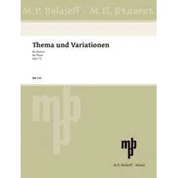 GLASUNOW:THEMA UND VARIATIONEN OP.72