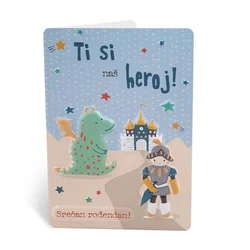 Čestitka Ti si nas heroj! Srećaan rođendan!