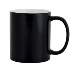 Vrč za tiskanje Magic - 330 ml, mat, črn