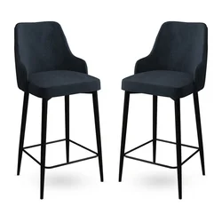 Hanah Home Set barskih stolica Enox, Antracit