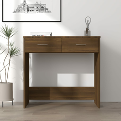 Radni stol boja smeđeg hrast 80x40x75 cm od konstruiranog drva