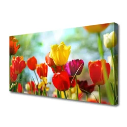 tulup.si Slika na platnu Rože na steni 140x70 cm