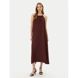 ViCOLO Poletna obleka Abito TD0757 Rjava Regular Fit