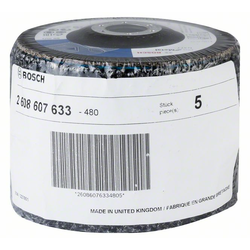 BOSCH Ploča za čišćenje N377, 125 mm, 22,23 mm crna