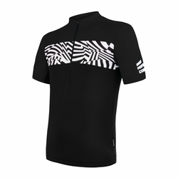 Mens Jersey Sensor Cyklo Miles Black