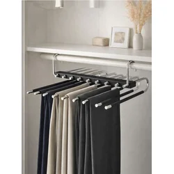 Sinsay - Metalna višeslojna vešalica za pantalone - crno