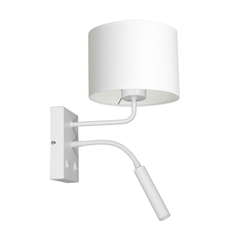 Zidna lampa ARDEN 1xE27/60W+1xG9/8W/230V bela