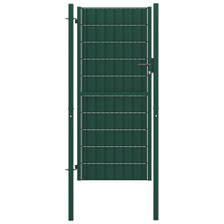 Vrata za ogradu PVC i čelik 100x124 cm Zelena