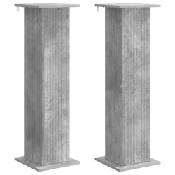 Stalak za biljke 2 pcs Betonska siva 30,5 x 30 x 100,5 cm