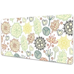 Decormat Podloga za pisalno mizo Rože in srca 90x45 cm