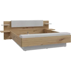 GENT postelja Kasura 180x200 oak+grey KSRL3181-M815, hrast + siva