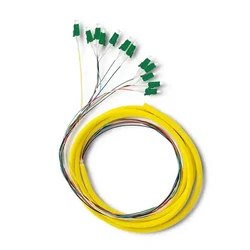 Qoltec 12 x optični kabel LC/APC | enomodni | G657A2 | 2 m