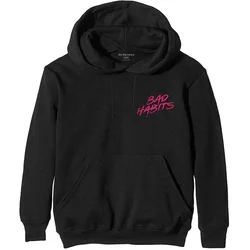 Ed Sheeran Bad Habits (Back Print) Black XL Kapuco
