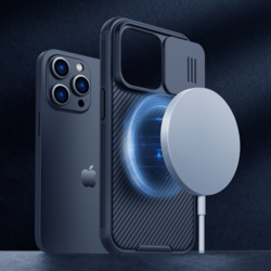 Maska Nillkin CamShield Pro Magnetic za iPhone 14 Pro crni