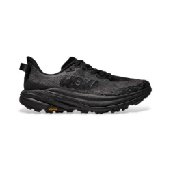HOKA za moške. 1147791 Čevlji Speedgoat 6 črni (41 1/3), Ravna stran, Čipke, Šport, Teče, Večnamenski špo