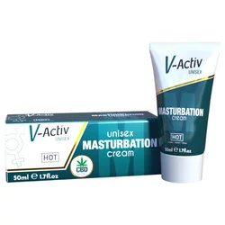 Hot V-Active - stimulacijska uniseks krema za samozadovoljevanje (50 ml)