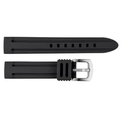 Silikonski kaiš Crna 22mm SK22.01