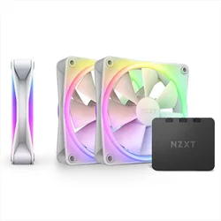 NZXT ventilator za kućište 120mm 3x F120 RGB Core Duo beli Pwm, statički pritisak, 1.800 obrta?a u minuti
