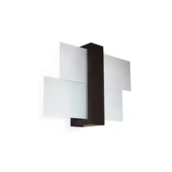 Sollux SL.0075 - Zidno svetlo FENIKS 1 1xE27/60W/230V wenge