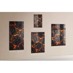 tulup.si Steklena magnetna tabla Vulkan lava 60x90 cm