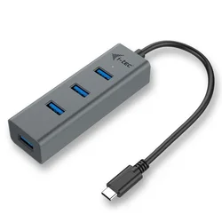 slomart i-tec USB-C Metal 4-portni HUB USB 3.0