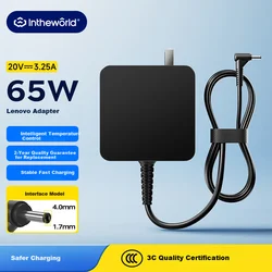 Jichuan Punjač za Lenovo, 65 W, 20 V/3.25 A, 4.0x1.7 mm