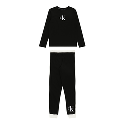 Calvin Klein Underwear Pidžama set, crna / bijela