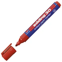 Marker briljant za papir 1,5-3mm edding 30 crveni