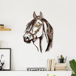 Wallity Zidna dekoracija Horse-2, 38x53 cm, Braon