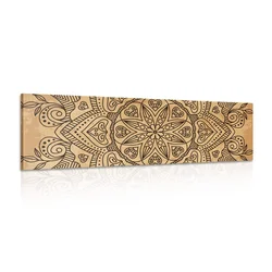 Slika Mandala s starodavnim pridihom - 120x40