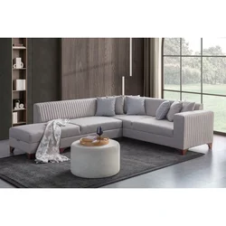 Atelier del Sofa Ugaona garnitura na razvlačenje West Left, 230 x 285 cm, Krem
