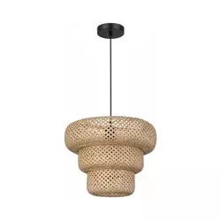 Viseći luster TULUM na kablu 1xE27/15W/230V bambus