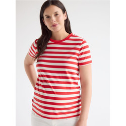 Reserved - LADIES` T-SHIRT - crvena - 859EH-33X