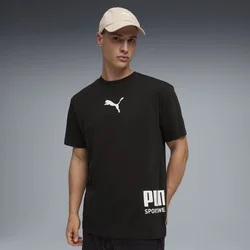 Puma Muška majica Sport Relaxed Graphic Tee, 692169-01, Crna